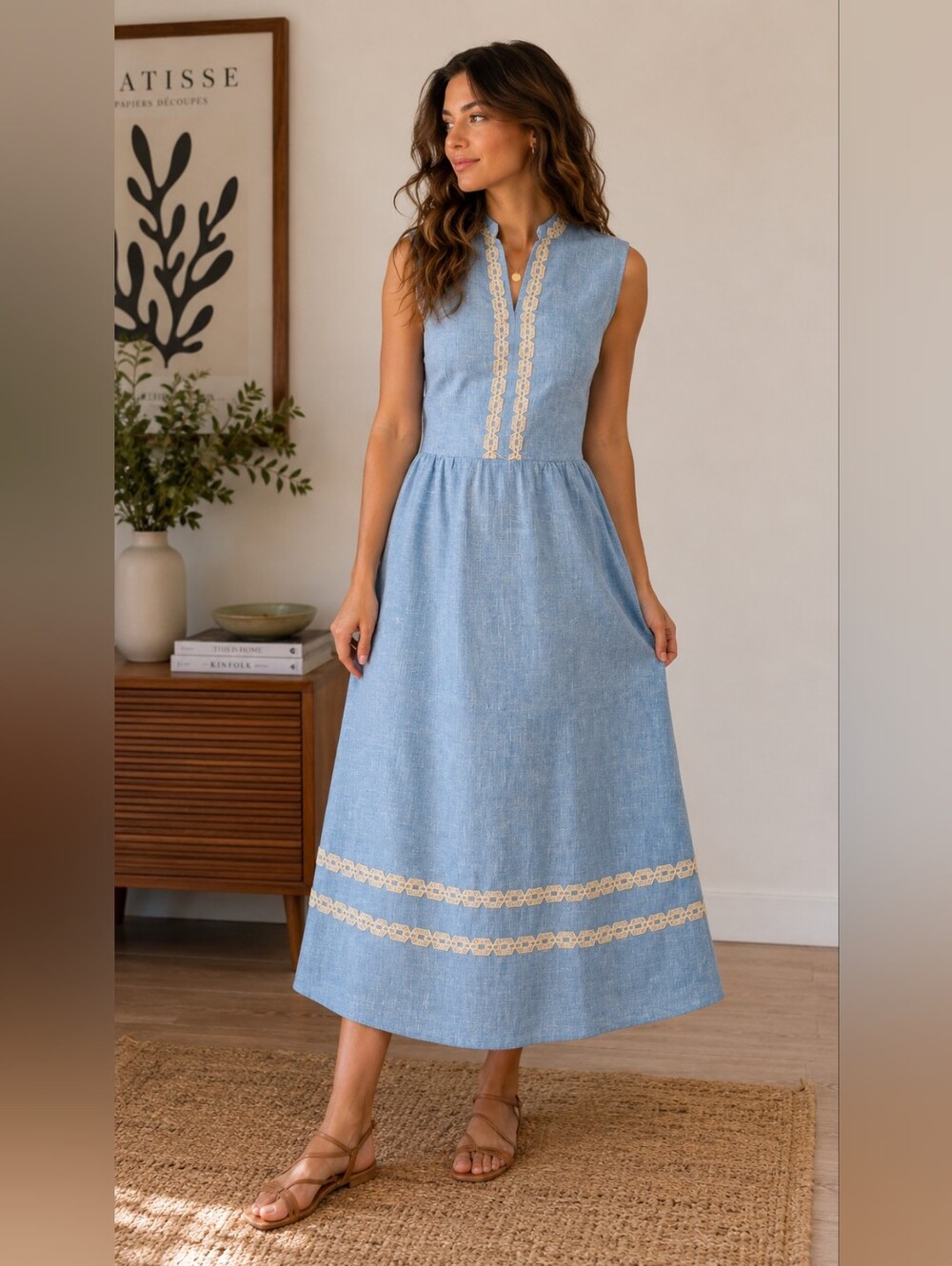 Vintage 1970s Handmade Prairiecore Dress